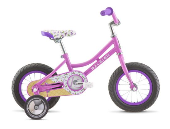 pink and purple bike