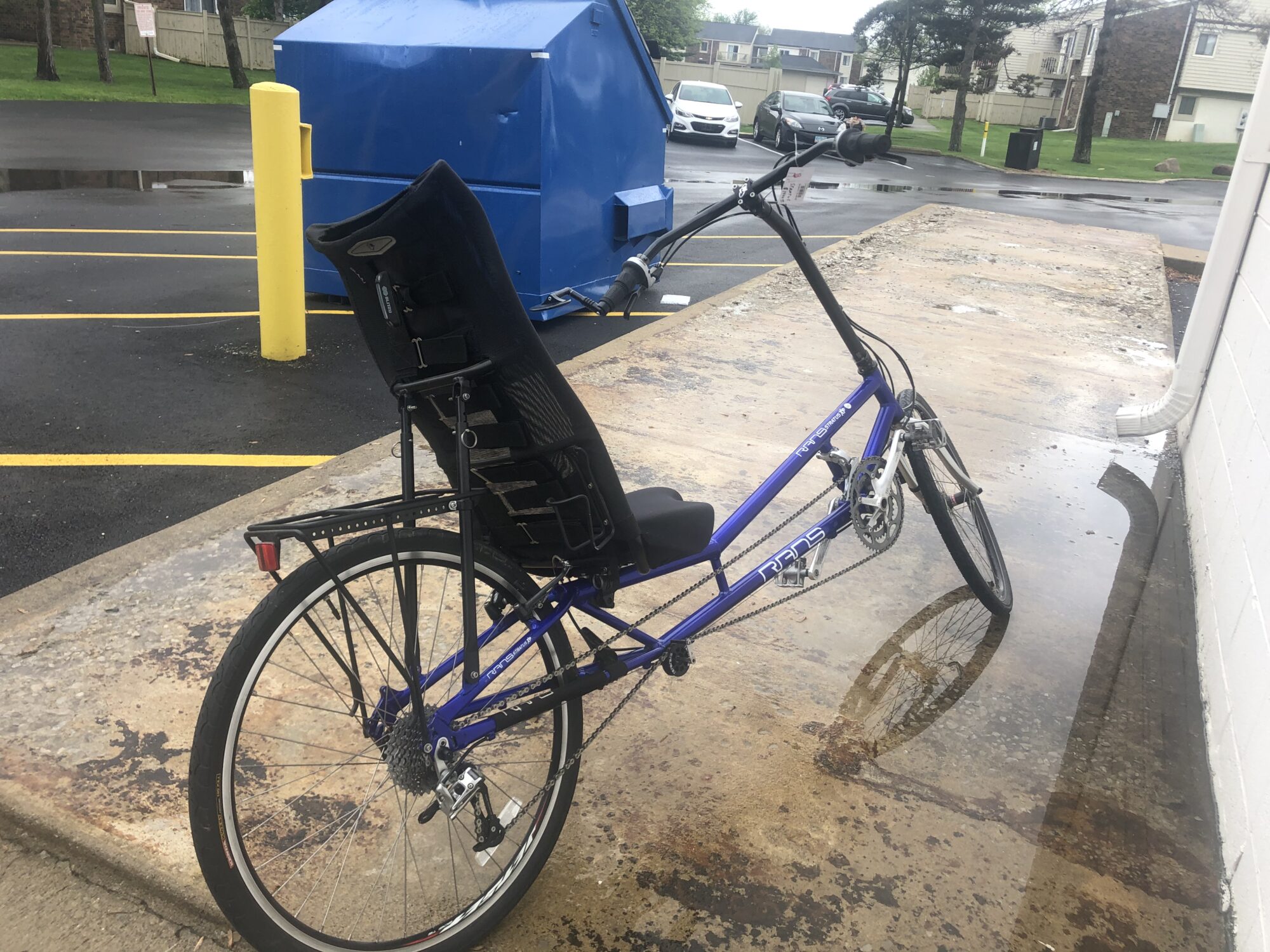 Rans Stratus 2 Wheeled Recumbent Bicycle One