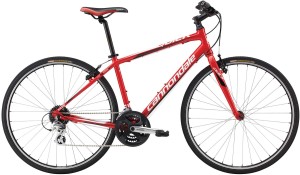 2015 Cannondale Quick 5 Mens Race Red, w/ White, Black, Gloss Hybrid Bike