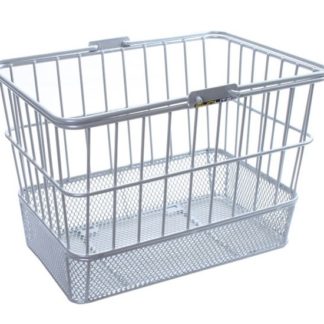 Sunlite Standard Mesh-Bottom Lift-Off Basket Silver