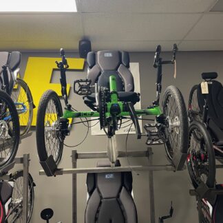 Ice Adventure Front+Rear Suspension Recumbent Trike (Green) 26" Rear Wheel