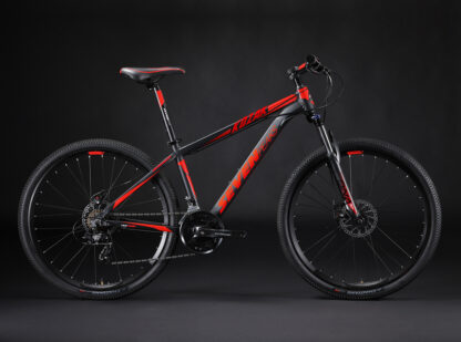 2021 Seven Peaks Kozak Black/Red Hardtail Mountain Bike