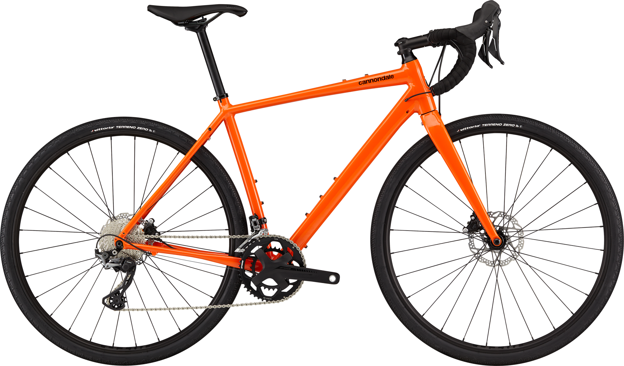 orange cannondale bike