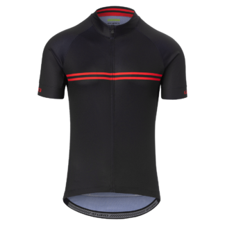 Giro Men's Chrono Sport Jersey Black/Red Classic Stripe