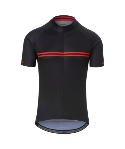 Giro Men's Chrono Sport Jersey Black/Red Classic Stripe