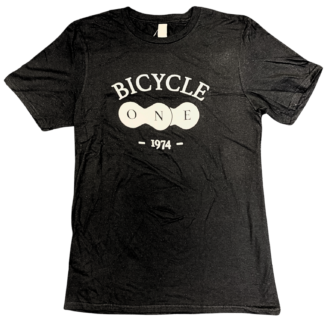 Bicycle One Logo T-Shirt Black