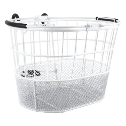 Sunlite Standard Oval Mesh-Bottom Lift-Off Basket White