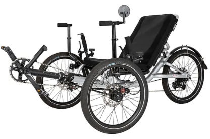 Catrike MAX Recumbent Trike Moonrock Silver