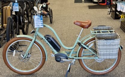 USED Townie Go! eBike in Mint Green w/ Baskets - Image 2