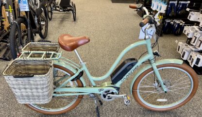 USED Townie Go! eBike in Mint Green w/ Baskets