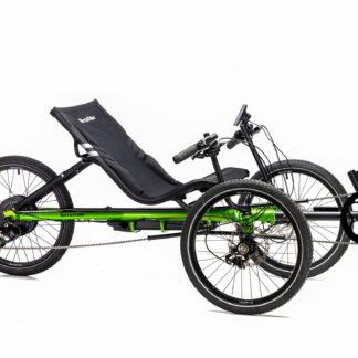 TerraTrike Charge Recumbent E-Trike in Mantis Green (In Stock!)