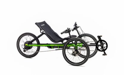 TerraTrike Charge Recumbent E-Trike in Mantis Green (In Stock!)