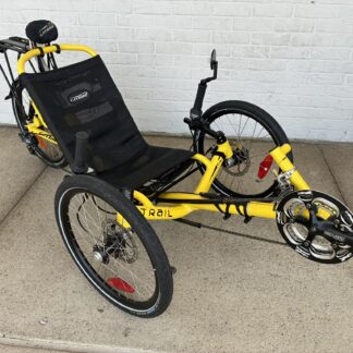 Used Catrike Trail Firefly Yellow Recumbent Trike (IN STOCK!)