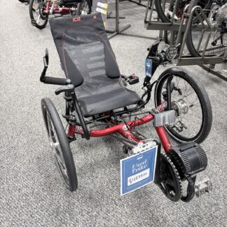 Used Red ICE Sprint RS Mid-Drive Recumbent E-Trike w/ Electric Motor (750 Watts!)