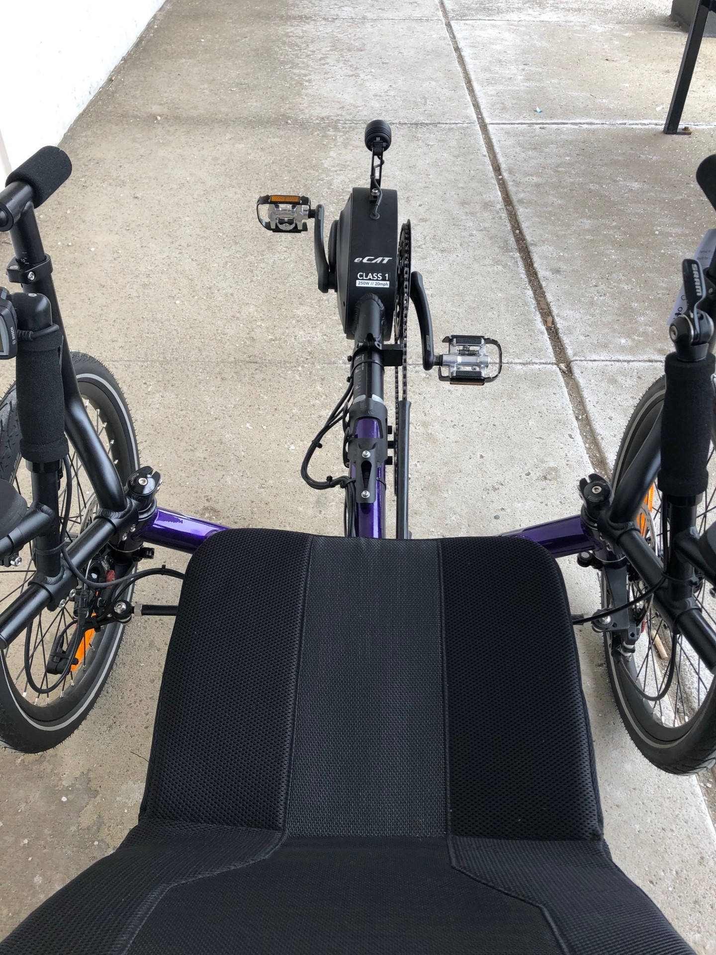 2025 Catrike eCAT Gen 2 559 Electric Recumbent Trike Candy Purple (ONLY ONE LEFT!) - Image 4