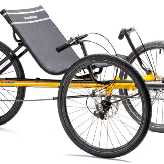 TerraTrike Rebel Saffron Yellow Recumbent Trike In Stock!