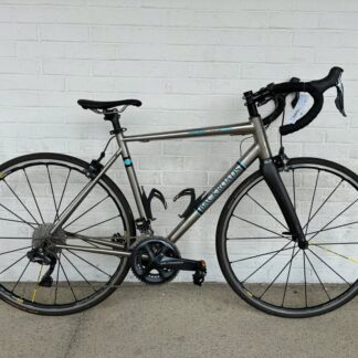 USED Backroads Titanum Road Bike Raw/Black/Blue 53 cm