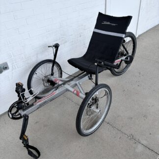 Used TerraTrike Rover Recumbent Trike Silver/Red (IN STOCK!)