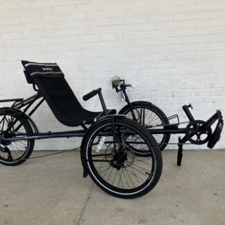 Used TerraTrike Maverick Recumbent Trike in blue